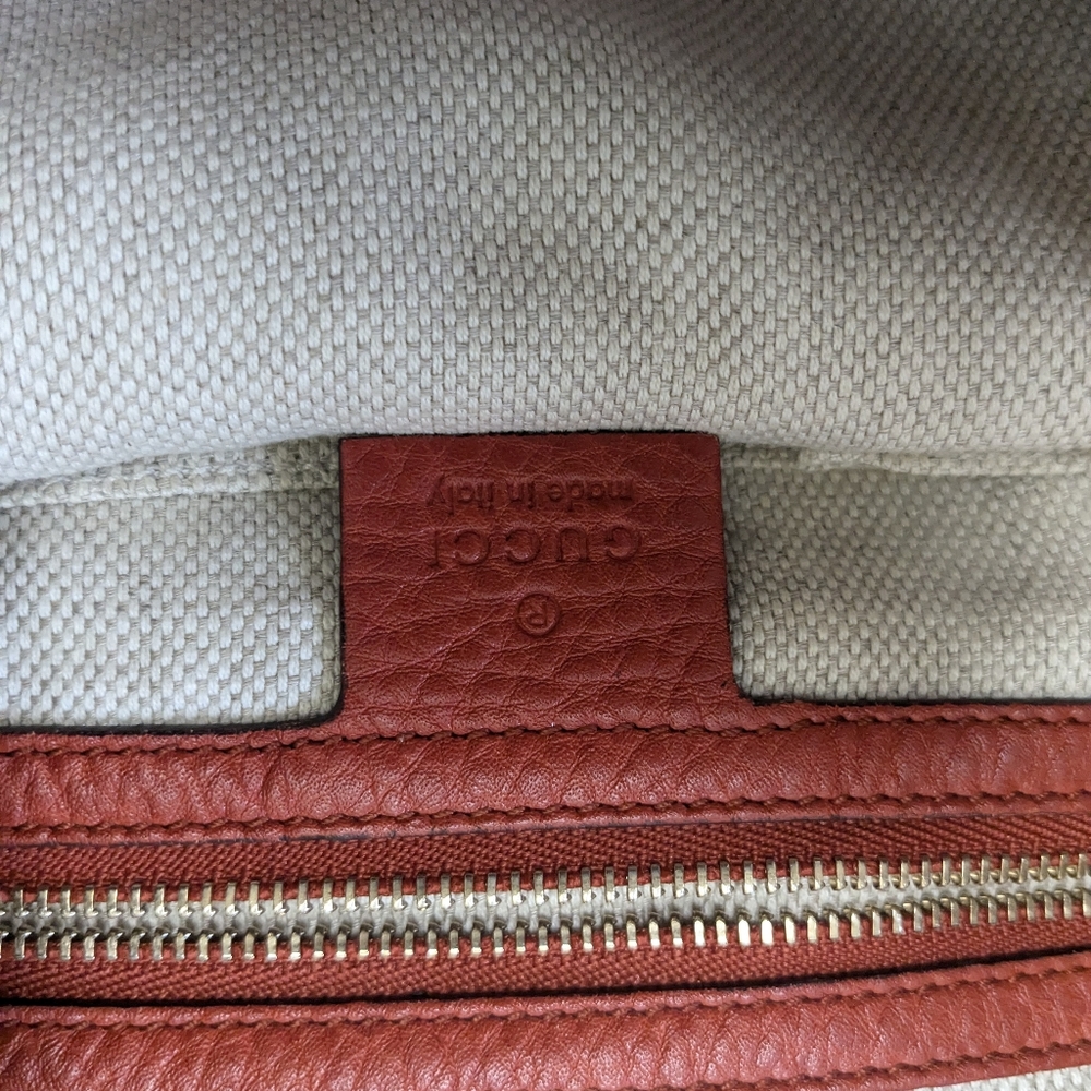 Gucci Soho Red Hobo EUC - Picture 13 of 14